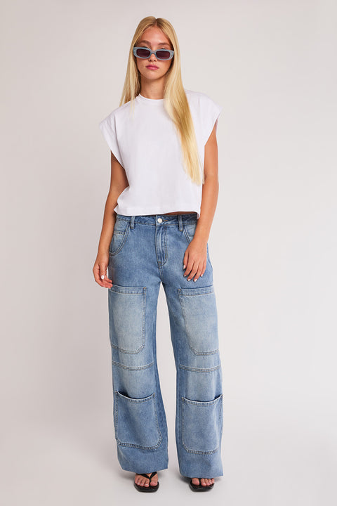 Nirvana - Wide Leg Cargo Pant