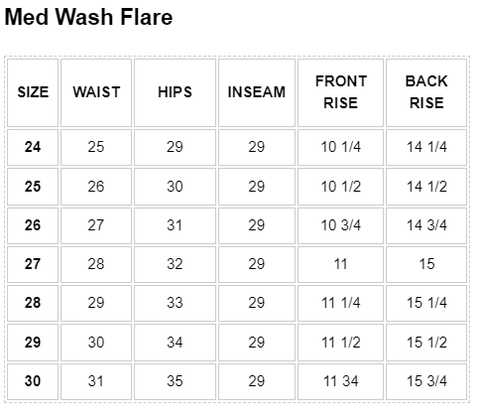 Cameron - Med Wash Flare - PTCL