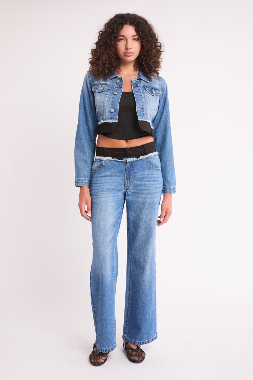 Non stretch shops high waisted jeans