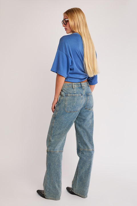 Echo - Slouchy Non Stretch Workwear Denim
