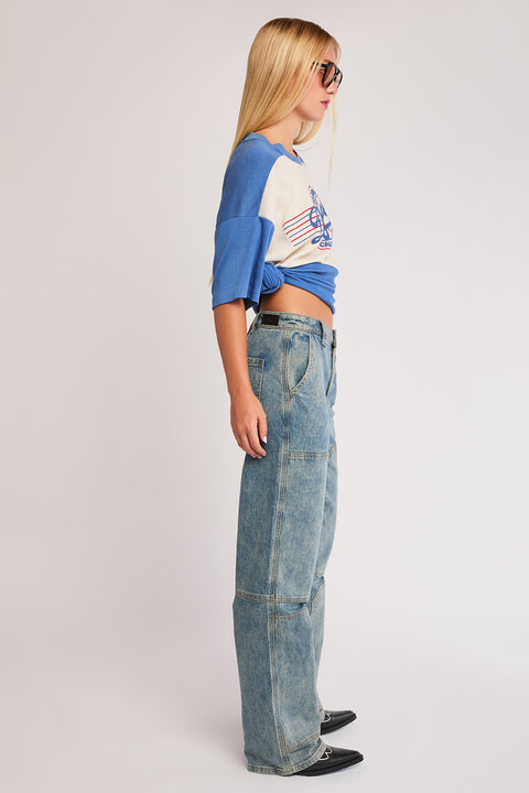Echo - Slouchy Non Stretch Workwear Denim