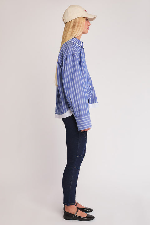 Halo - Moto Mid Rise Stretch Skinny Denim