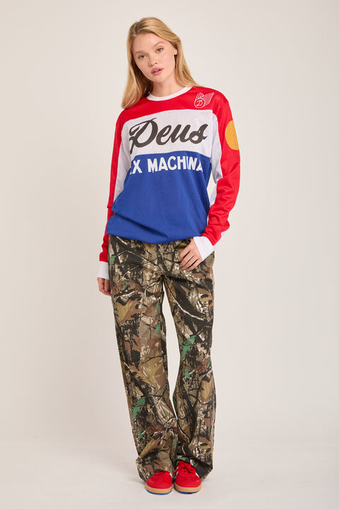 Arbor - Forest Camo Non Stretch Baggie Wide Leg Pant