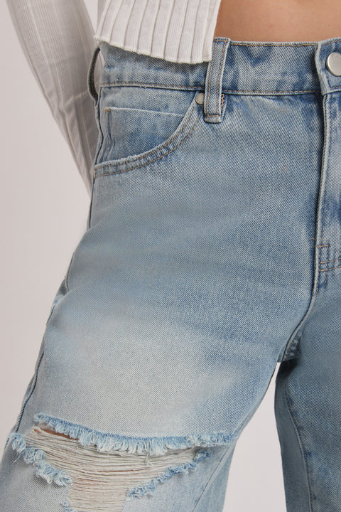 Emme - Mid Rise Relaxed Non Stretch Bermuda Short