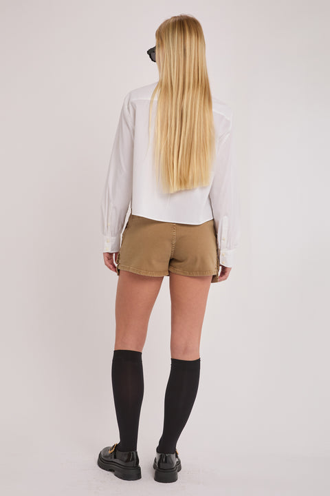 Luna - Drop Cargo Pocket Stretch Twill Skort