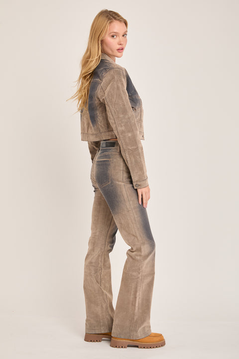 Ashe - Low Stretch Fitted Trucker Jacket