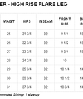 Amber - High Rise Flare Leg - PTCL