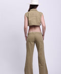 Caitlyn - Cropped Cargo Vest - PTCL