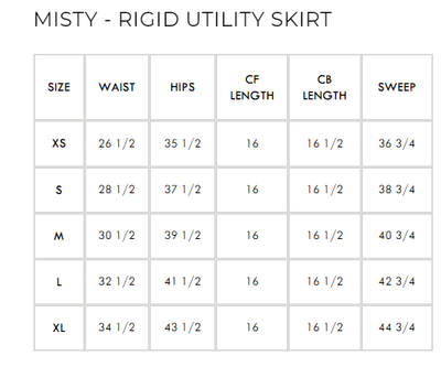 Misty - Rigid Utility Skirt - PTCL