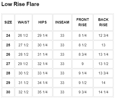 Nicole - Low Rise Flare - PTCL