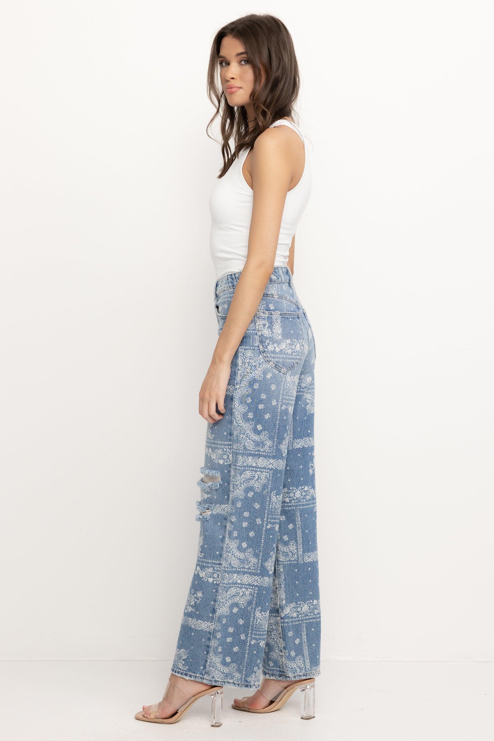 Hazel Pant - High Rise Wide Leg Print – PTCL Hazel Pant - High Rise Wide Leg Print – PTCL