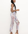 Space - Marbled High Rise Mom Jean - PTCL